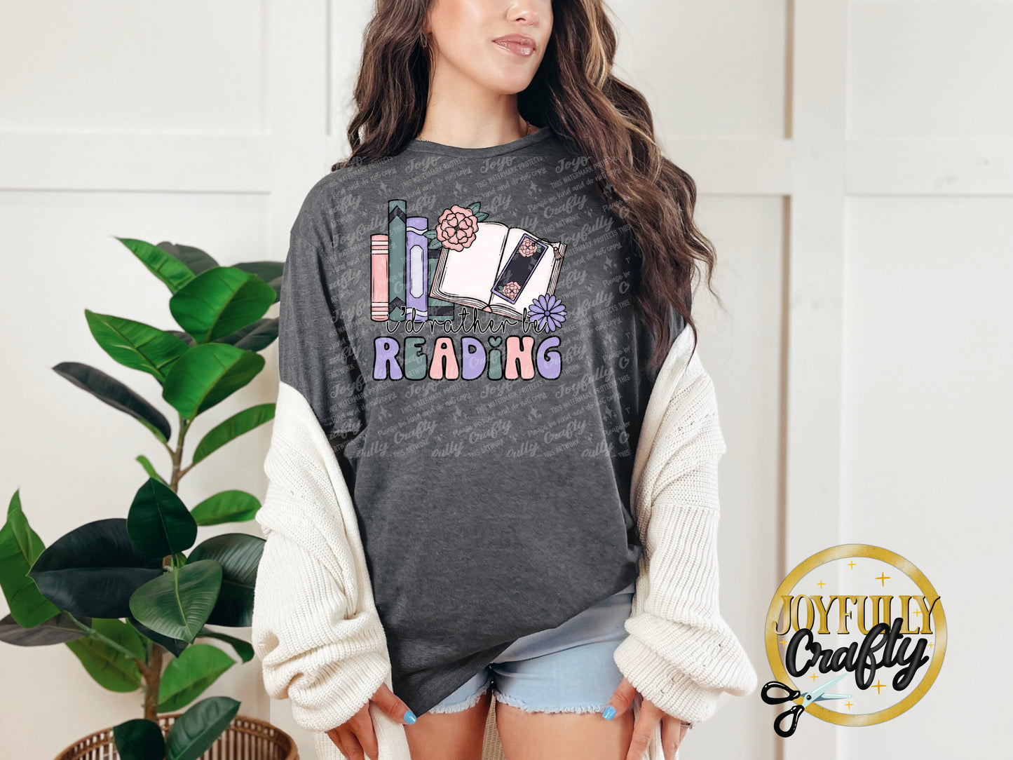 I'd Rather Be Reading Adult T Shirt