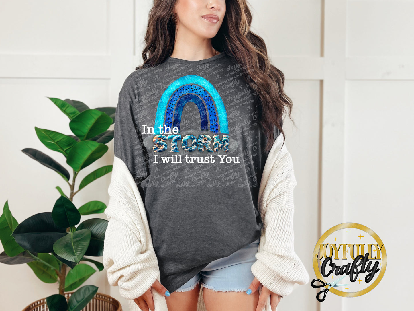In The Storms I Will Trust You English Adult T Shirt