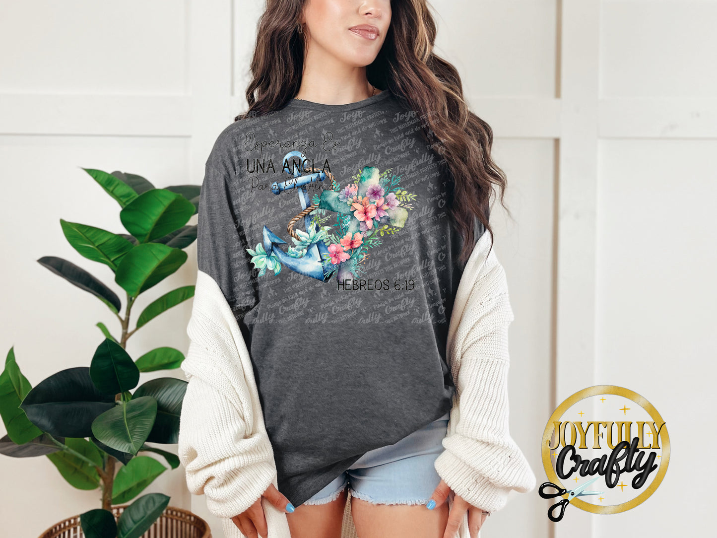 Hope Anchors The Soul Spanish Adult T Shirt