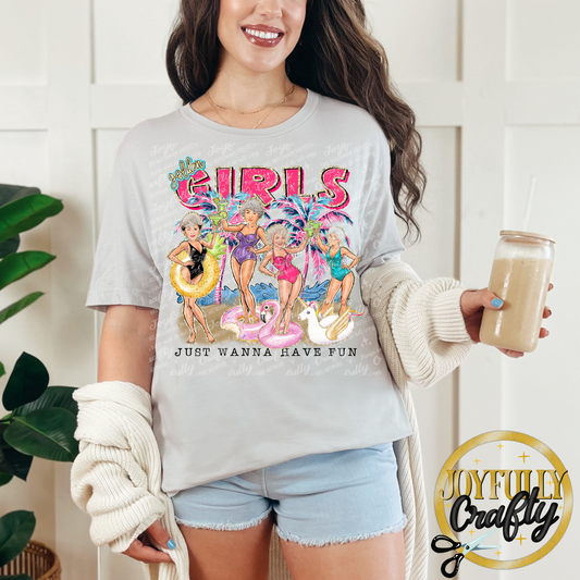 G_lden G_rls Summer Adult Shirt