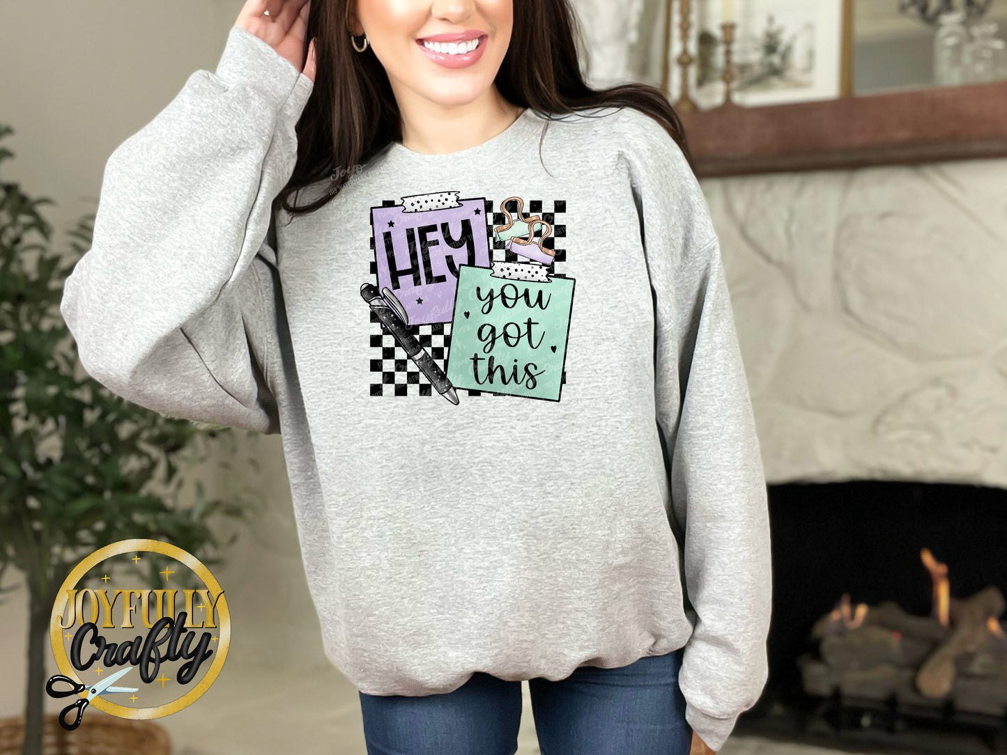Hey You Got This Adult Crewneck Sweater