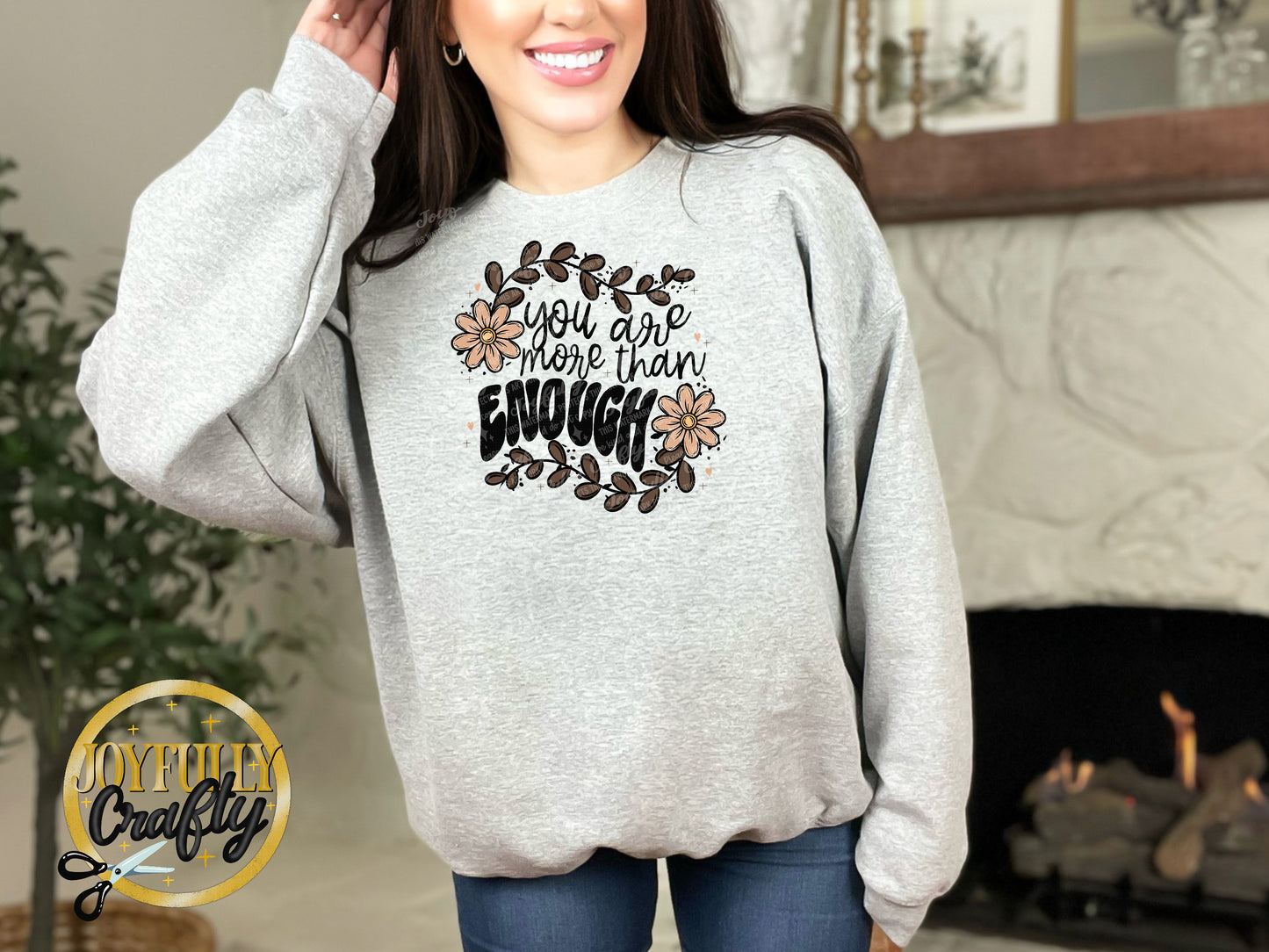 You Are More Than Enough Adult Crewneck Sweater