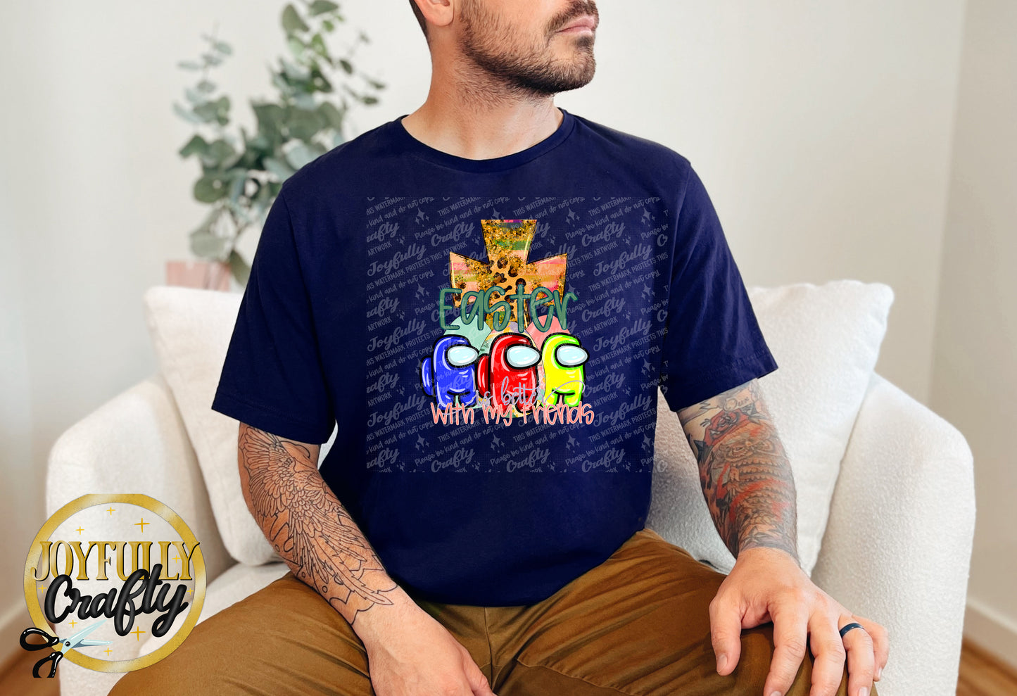 Easter is Better With Friends A*mong Us Adult T Shirt