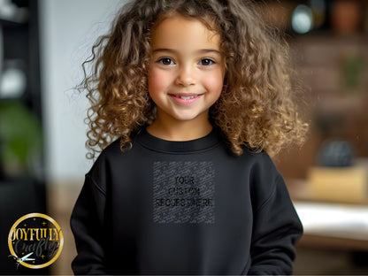 Custom Request Toddler Crewneck Sweater