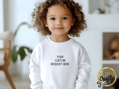 Custom Request Toddler Crewneck Sweater