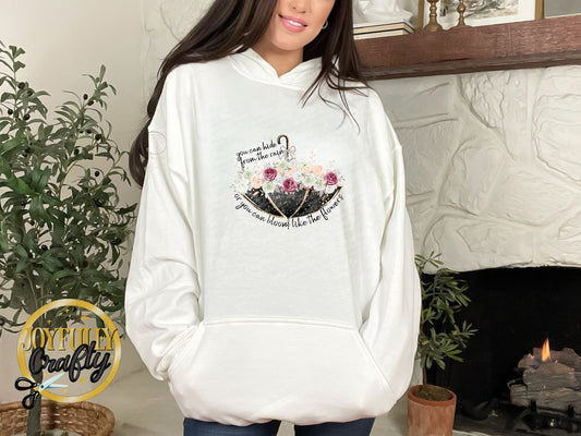 Bloom With Flowers Adult Hoodie