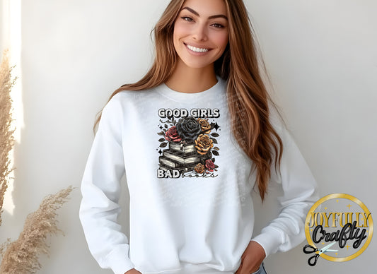 Good Girls Read Bad Books Adult Long Sleeve