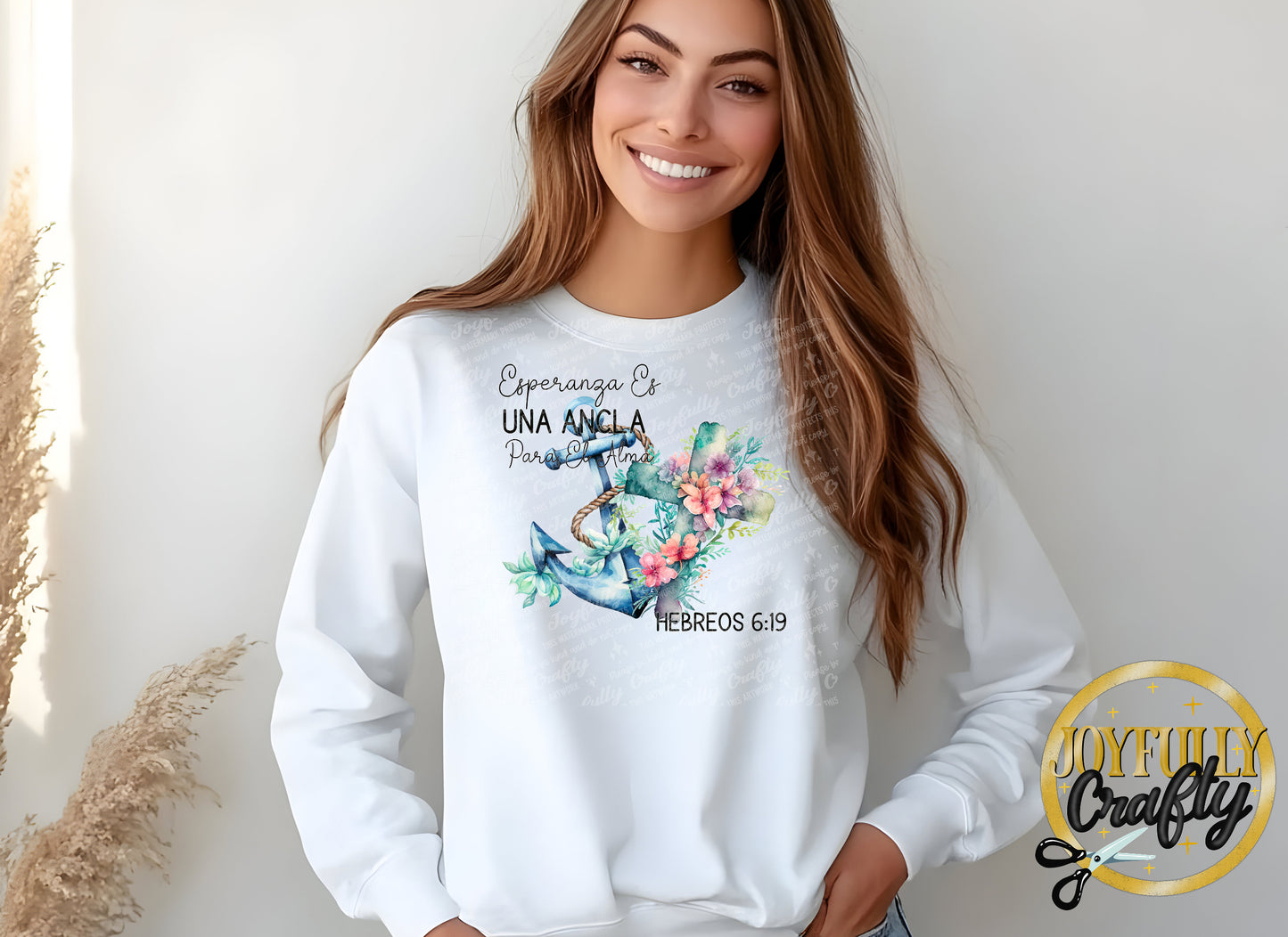 Hope Anchors The Soul Spanish Adult Long Sleeve