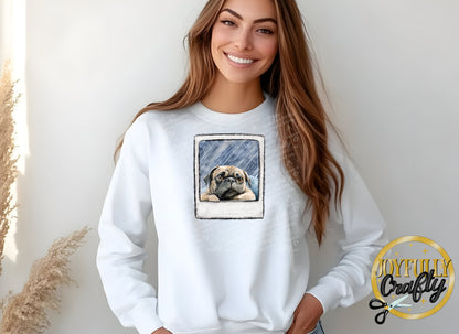 Pug Pocket Adult Long Sleeve