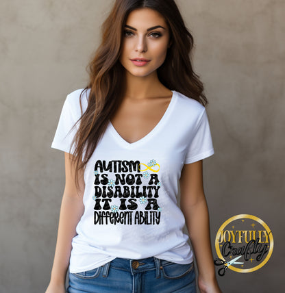 Autism Is A Different Ability Adult T Shirt