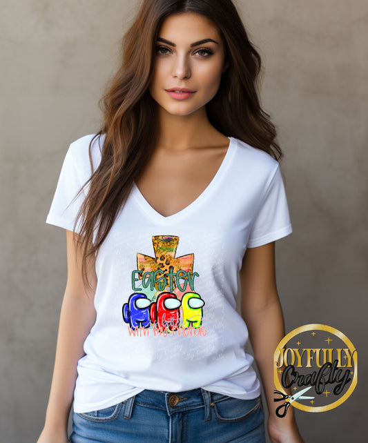 Easter is Better With Friends A*mong Us Adult T Shirt