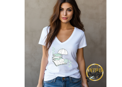 Good Books and Rainy Days Adult T Shirt